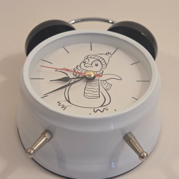 Brand New Penguin Twin Bell Alarm Clock – AA - Picture 5 of 6